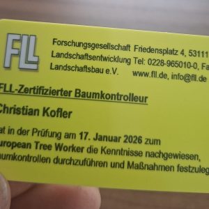 FLL-Zertifikat